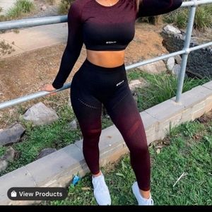 ECHT Arise Ombre Workout Set Berry